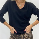 maglia basic con scollo a v live